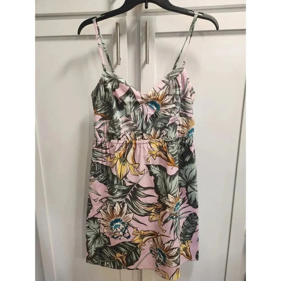 NWT J. Crew Printed Poplin Cami Dress Tropical Sundress - Picture 1 of 8